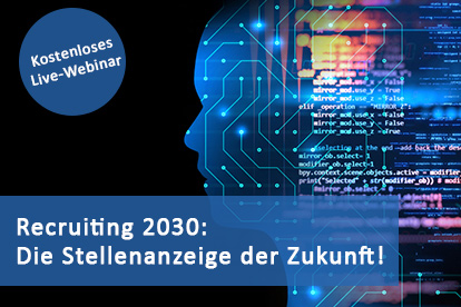 Stellenanzeige der Zukunft Stellenanzeige der Zukunft