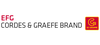 Das Logo von EFG Cordes & Graefe Brand KG